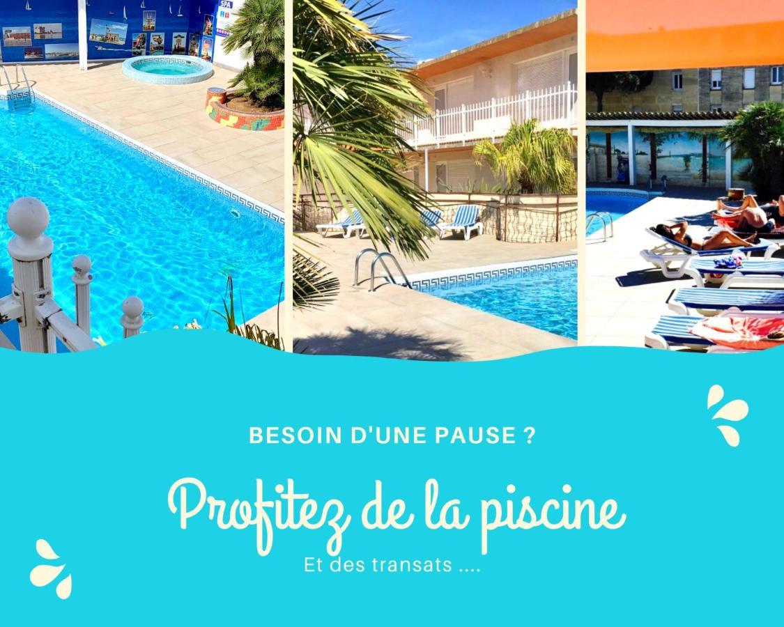 Amerique Hotel Palavas - Piscine&Parking - Plage Buitenkant foto