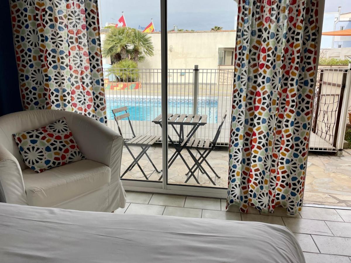 Amerique Hotel Palavas - Piscine&Parking - Plage Buitenkant foto